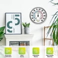 thumbnail image 3 of 12" Outdoor Thermometer Large Digits - 2 In 1 Wireless Indoor Outdoor Thermometer Hygrometer Thermometer, Hygrometer Wall Thermometer, 3 of 5
