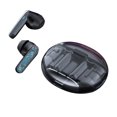 thumbnail image 2 of Earphone wireless, Hwkond Wireless Earbuds Bluetooth Headphones 5.3 Bluetooth Headsets Light-Weight Earphones With Microphone & Charging Case Display For TV Phone PC Laptop, Black, Up To 60% Off, 2 of 7