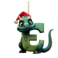 thumbnail image 2 of Pendant X1 Clearance! Christmas Dinosaur Ornaments 26 Letter Cartoon Pendant for Kids Acrylic Figures Hanging Gift for Christmas Tree Christmas Decoration 2023 Funny Dinosaur Decor for Baby Boy, 2 of 4