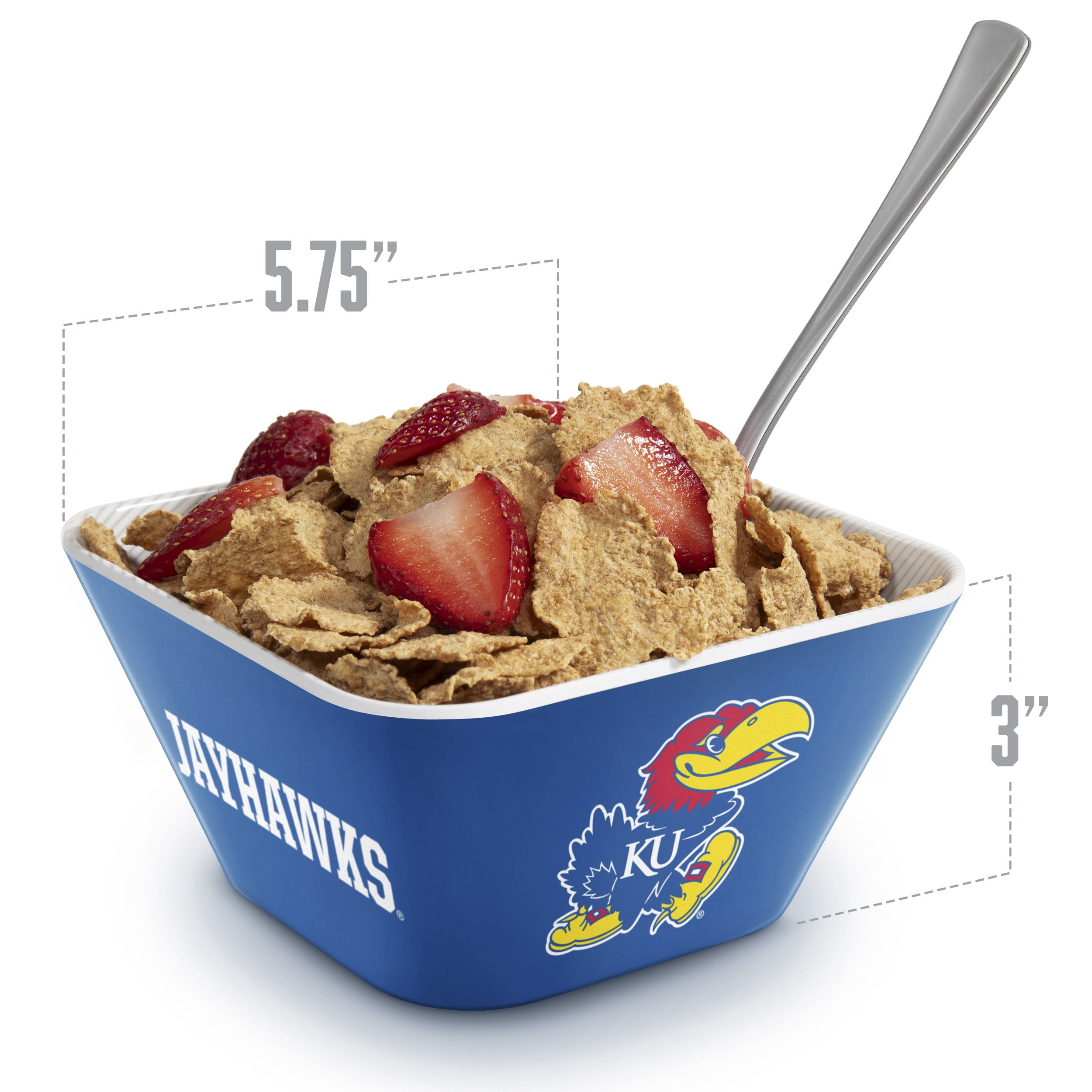 YouTheFan NCAA Kansas Jayhawks Small Snack Bowl