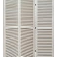 thumbnail image 3 of Home Decorative Shutter Screen Room Divider - White - 3 Panel, 3 of 5