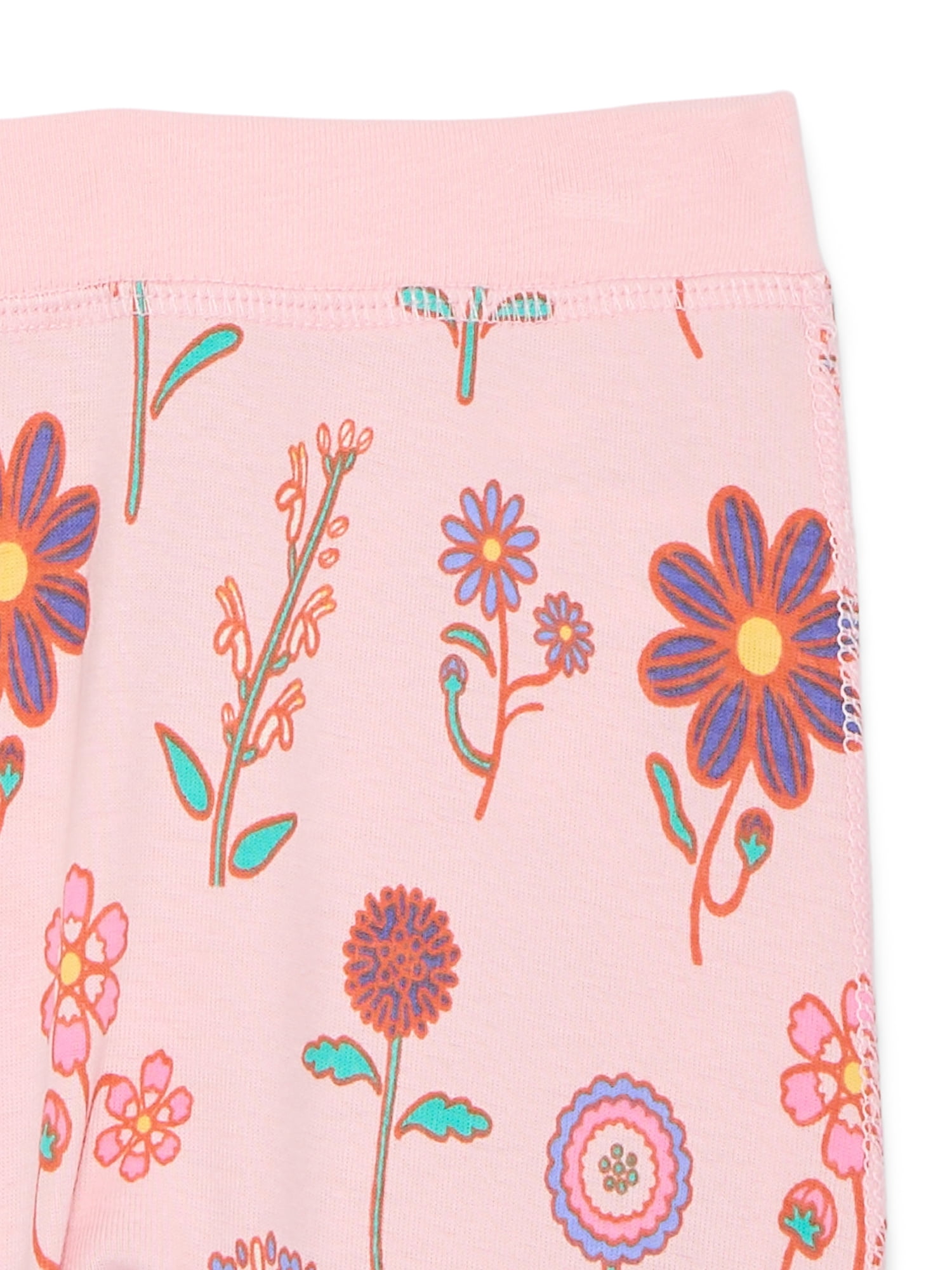 M+A by Monica + Andy Baby Girls Organic Cotton First Moves Set, 2-Piece, Sizes 0M-24M