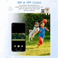 thumbnail image 4 of 4K 30Hz Pet Collar Camera, WiFi Pet Camera Animal Vlog Camera ,Mini Action Camera for Video Records Dog Collar Camera, 4 of 8