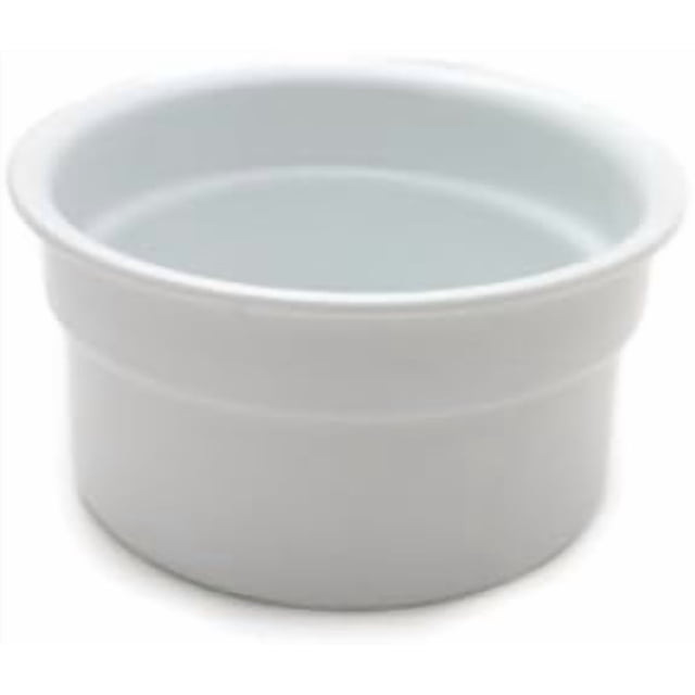 Recipiente de cerámica Swissmar Arosa (1 cuarto de galón) para fondue Arosa de 11 piezas. Ideal para queso y chocolate. Calienta a baño maría, con un calentamiento uniforme y borde acampanado.