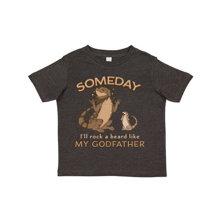 

Inktastic Someday I ll Rock a Beard Like My Godfather-Bearded Dragons Gift Toddler Boy or Toddler Girl T-Shirt