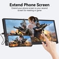 thumbnail image 3 of 12.3 Inch Touchscreen Portable Monitor, 1920x720 HD, CNC Precision Crafted External Touch Screen for Laptop, Consoles & Devices, 3 of 9