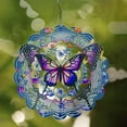 thumbnail image 5 of Clearance! Liulin Butterfly Wind Spinners, Hanging Wind Spinners for Outdoor Indoor Decorations, Butterfly Wind Chimes, Butterfly Gifts for Women Mom Grandma Wife, Butterfly Hanging Decor, 12 Inch, 5 of 8