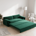 thumbnail image 3 of Homy Casa 3 in 1 Convertible Velvet Sofa Bed , Pull Out Sleeper Couch for Living Room, 3 of 11