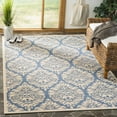 thumbnail image 2 of SAFAVIEH Linden Bryony Geometric Indoor/Outdoor Area Rug, Blue/Creme, 4' x 6', 2 of 8