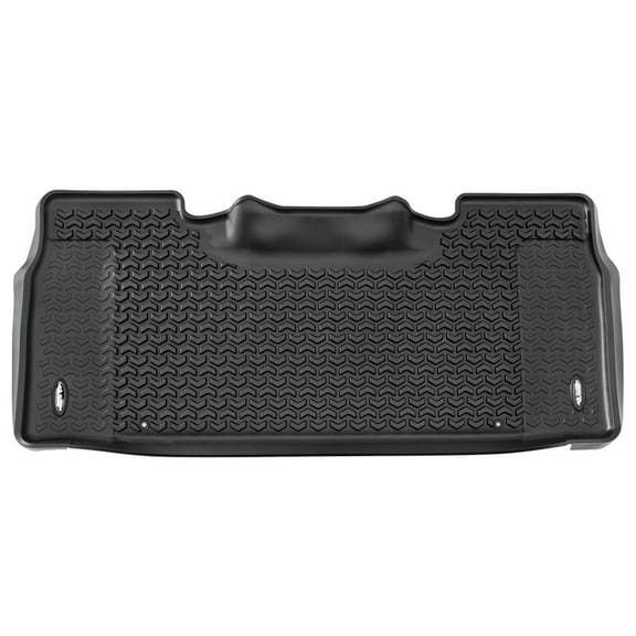 Rugged Ridge 82953.04 Floor Liner, Rear, Black; 19-current RAM 1500 Crew Cab
