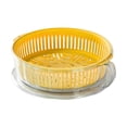 thumbnail image 4 of Cesta de plástico para lavar verduras, bandeja de cocina con drenaje, diseño de plástico grueso, para uso en la cocina, drenaje eficiente, gran capacidad, accesorio de cocina para el hogar,, 4 of 8