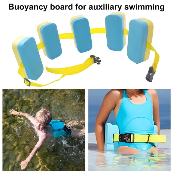 BESTSKY Adjustable Float Waist Belt with Soft High Elasticity Back Strap and for Kids, Assisted Swimming Float Board, Water Sports Supply