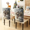 thumbnail image 3 of Decorative Chair Back Cover One Size x6 Chair Cover Dining Chair Slipcovers Chair Back Decoration Festival Chair Decoration Big-billed Dinosaur, 3 of 6