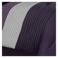 thumbnail image 3 of Loft 8-Piece Luxury Striped Comforter Set (King, Purple/Gray/Lavender), 3 of 7