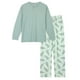 thumbnail image 2 of Conjuntos de pijamas familiares navideños Inspire Chic de manga larga con pantalones para dormir y relajarse [Hombres] L Verde, 2 of 5