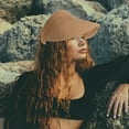 thumbnail image 2 of 1pc Women Straw Weaving Visor Beach Riding Travel Beach Summer Sun Hat, 2 of 8