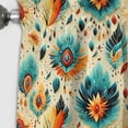 thumbnail image 4 of Designart "Earthy Nomadic Artwork" Boho Blackout Curtain Single Panel, 4 of 4