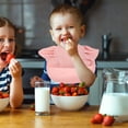 thumbnail image 3 of GOOHOCHY Babero de tela no tejida para niños con encaje para la alimentación de la dentadura, 3 of 7