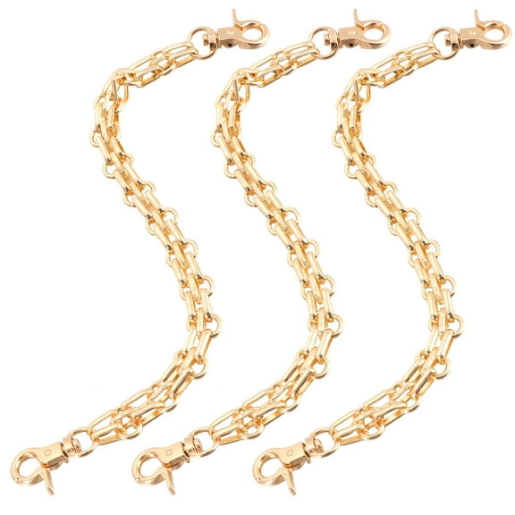 3 Pcs Handbags Handbag Replacements Chain Women Bag Accessories Purse Clutches Handles Tote Bag Straps