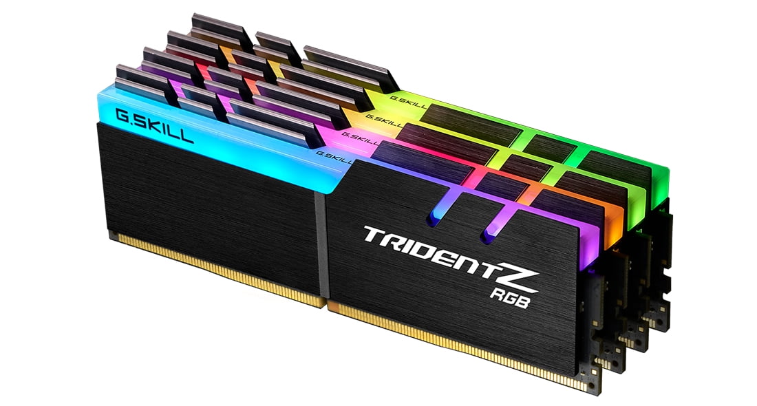G Skill F4-3600C16Q-64GTZR TridentZ RGB Series 4 x 16GB 288-Pin