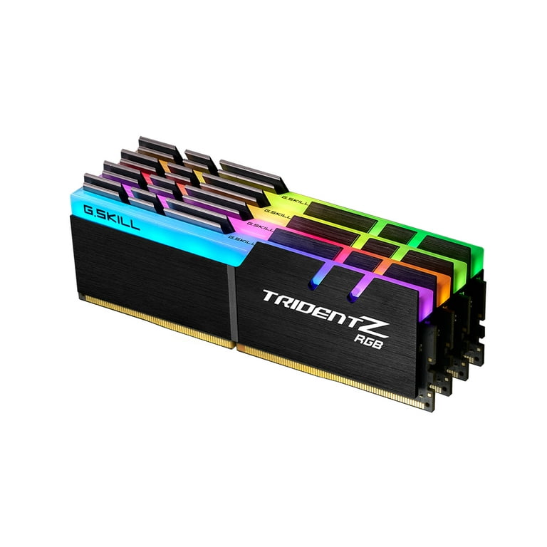 G Skill F4-3600C16Q-64GTZR TridentZ RGB Series 4 x 16GB 288-Pin