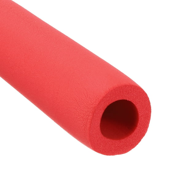Uxcell 5.9Ft 1" ID Pipe Insulation 2 Pcs 0.28" Thickness Red