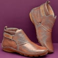 thumbnail image 4 of Zapatos ortopédicos Bota plana vintage Zapatos con parte superior del tobillo Botas suaves de Pu, 4 of 4