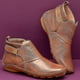 thumbnail image 5 of Zapatos ortopédicos Bota plana vintage Zapatos con parte superior del tobillo Botas suaves de Pu, 5 of 5