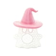 thumbnail image 3 of AuroraX Halloween Ghost Aquarium Decor Floating Witch Hat Fish Shelter Mesh Hollow Novelty Spooky Halloween Fish Tank Decor Pink, 3 of 6