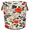 Multicolor 1, variant on ADECORIVY Vintage Raccoon Laundry Hamper, Foldable Dirty Clothes Laundry Basket, Animal Waterproof Storage Bin with Handles for Bathroom, Bedroom, Home