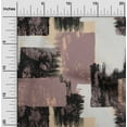 thumbnail image 2 of oneOone Polyester Spandex Dusty Brown Fabric Brush Stroke Sewing Material Print Fabric By The Yard 56 Inch Wide, 2 of 6