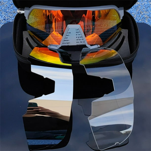 Gafas de sol con protección UV para hombre y mujer, lentes para deportes al aire libre, pesca, bicicleta de montaña, ciclismo qiuyongming unisex