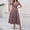 Brown, variant on Women's Short Sleeve Dress High Waist V Neck Puff Sleeve Dresses Wedding Guest Formal Evening Party Maxi Dress Woman Dresses Casual Long Sleeve Dresses Casual for Women Petite Dresses for Women Summer