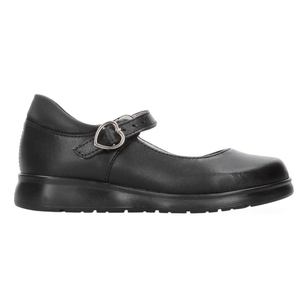 Zapato Escolar Yuyin Negro Hebilla Ajustable Niña T18-22 negro 20 MX