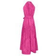 thumbnail image 4 of FcBaudy Robe Sans Manches à Col Rond, Robes d'Été pour Femmes, Robes Sans Manches Imprimées à Camisole Longue Robe Sans Manches à Col Rond pour Femmes, 4 of 7