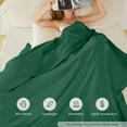 thumbnail image 5 of THXSILK Silk Duvet Cover, 19 Momme 100% 6A+ Top Grade Mulberry Silk, Quilt/Comforter Cover with Zipper & Coner Tie（Green,Cal.King Size）, 5 of 6