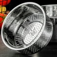 thumbnail image 2 of Stainless Steel Rice Steamer Vegetables Strainer Steamer Baskets Steamer Rack for Pots Steam Basket for Pot, 2 of 6