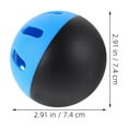 thumbnail image 2 of LOLIPPYY 4Pcs Soft Hollow Baseballs for Sports Training and Hitting Practice, 2 of 7