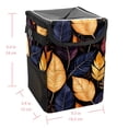thumbnail image 5 of Thanksgiving Leaves Foldable Car Trash Bin with Lid, Leak-proof Mini Trash Can, Hanging Storage Bag for Car, 5 of 6