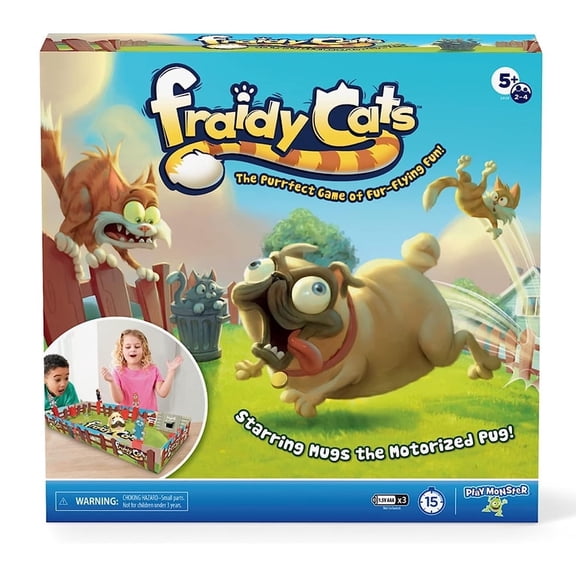 Fraidy Cats, Interactive Board Games for Kids- Board Games for Family Night, Family Games, Game Night, Family Board Games, Kids Toys, Preschool Toys,2-4 Multi-Player Game, Ages 5