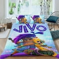 thumbnail image 2 of Vivo el Mono Conjunto de sábanas temático, trío de piezas, cómodo y amigable con la piel, diseño único, regalo de decoración para el hogar para familiares, amigos y fans, 90 cm * 190 cm, 2 of 6