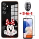 thumbnail image 4 of [3 En 1]/Pack Samsung Galaxy M54 M14 5G A54 A34 A14 5G A24 4G Minnie Mouse Funda Protectora De Pantalla De Silicona De Vidrio Blanda Con Cubierta De Cámara, 4 of 4
