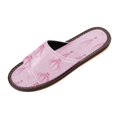 thumbnail image 2 of Unisex Travel Sandals House Slippers Includes Free Storage Bag for Hotel, Travel, Home Pink Hot Air Balloon, 2 of 8