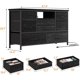 thumbnail image 3 of Mueble para televisor con 8 cajones, LED y enchufes, apto para televisores de 55 pulgadas. - Armario espacioso para dormitorios, salones y recibidores, con 22 modos de iluminación., 3 of 7
