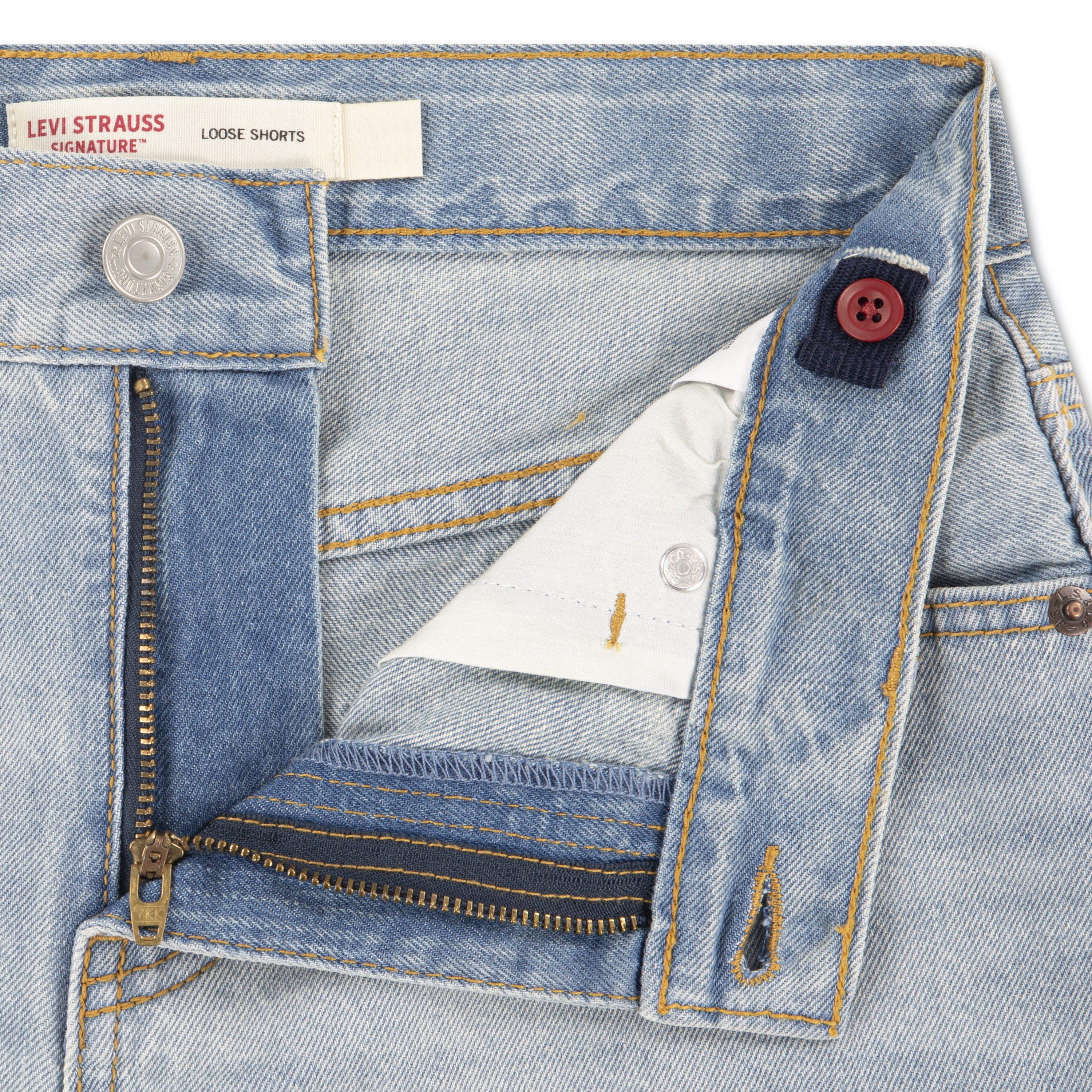 Levi Strauss Signature Boys Loose Fit Denim Shorts, Sizes 4-18