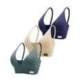 thumbnail image 5 of Livona Bras for Women - 3 Pack Sports Bra Bralettes with Support Workout Tops Wireless Bra Cami Crop Tank Tops S-XXL, 5 of 5