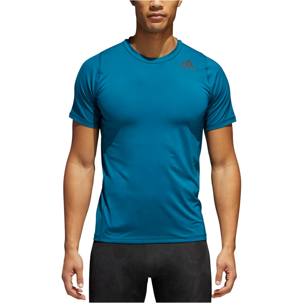 Adidas - Adidas Mens ClimaLite Basic T-Shirt, blue, Medium - Walmart ...