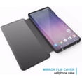 thumbnail image 6 of Case for Galaxy S23 Plus Luxury Clear View Electroplate Mirror Makeup Design Flip Wallet 360 Full Body Built-in Screen Protection Slim Hard Mirror Kickstand Cover Blue, 6 of 11