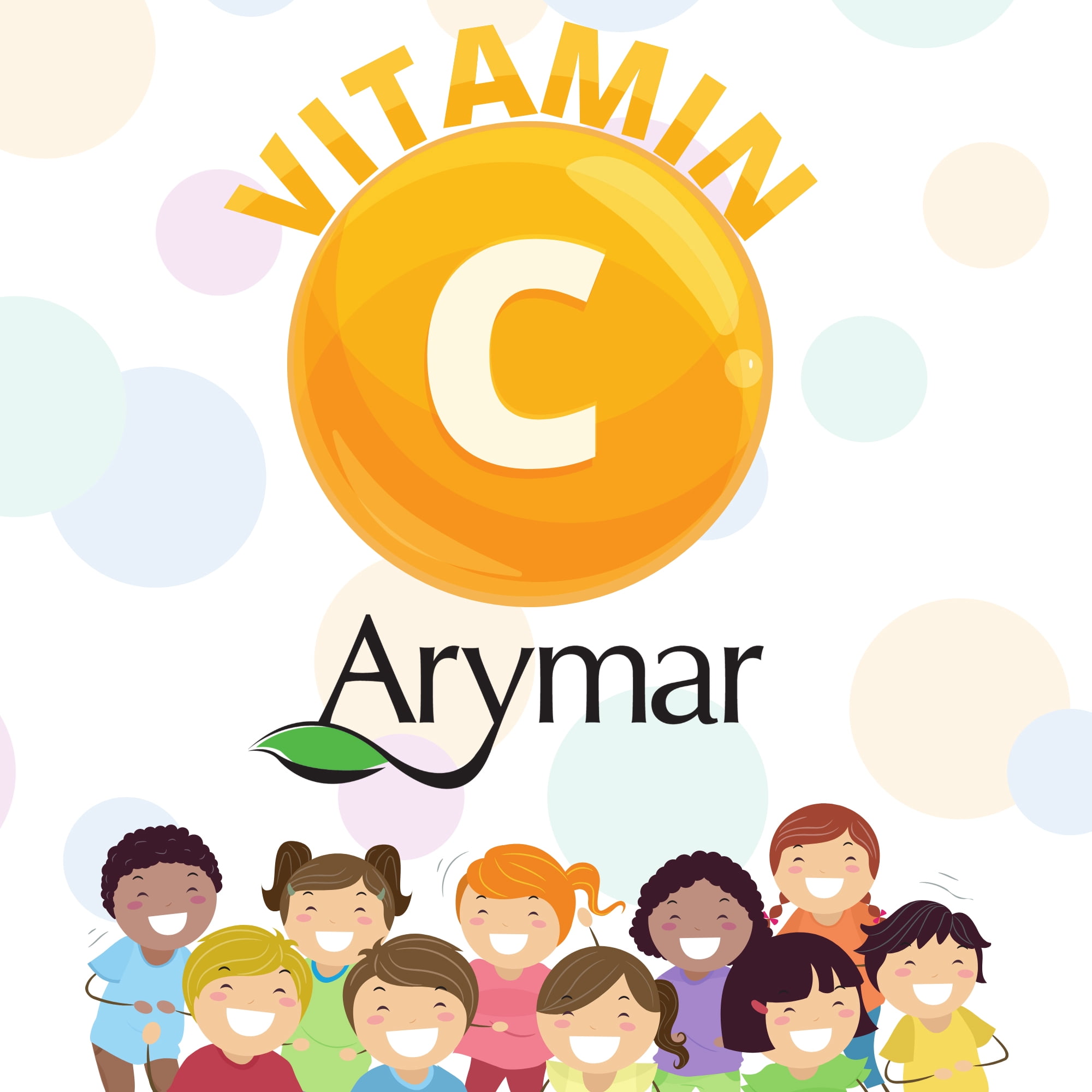 Arymar Vitamin C Liquid Supplement for Children, Immune Support, 1 Oz