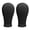 Black, variant on 2Pcs Canvas Salon Mannequin Head For Hairdressers 21/22Inch With Mounting Hole Realistic Contouring Styling Stability